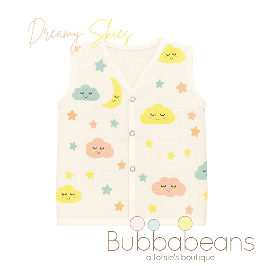 Dreamy Skies- Muslin Jhabla