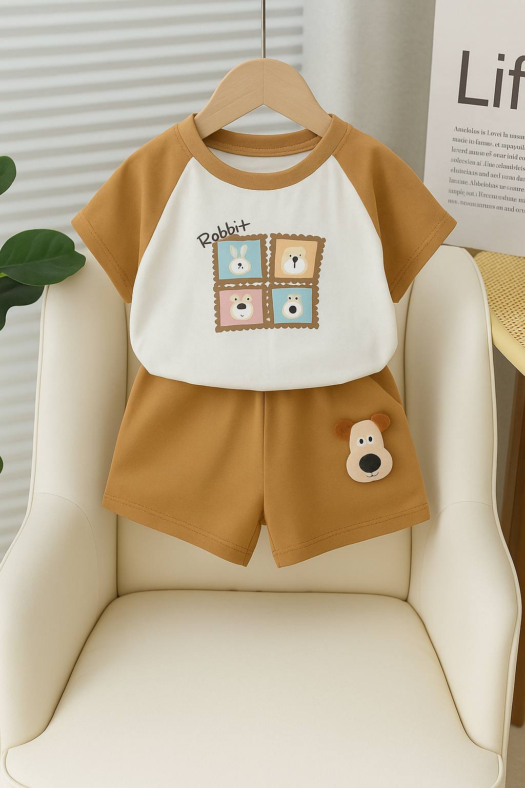 Puppy Pal Co-Ord Set β 2-Piece Cotton Comfort