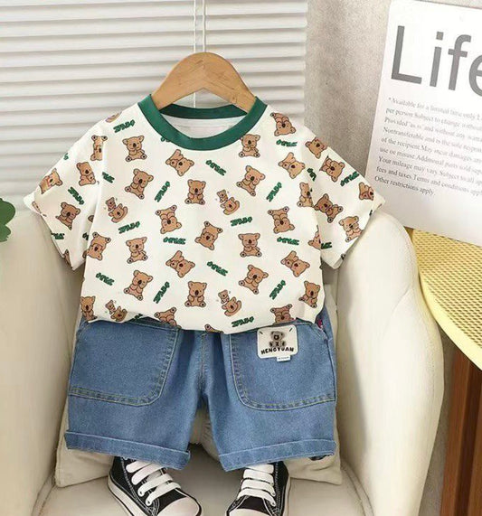 Bear Buddies Denim Set