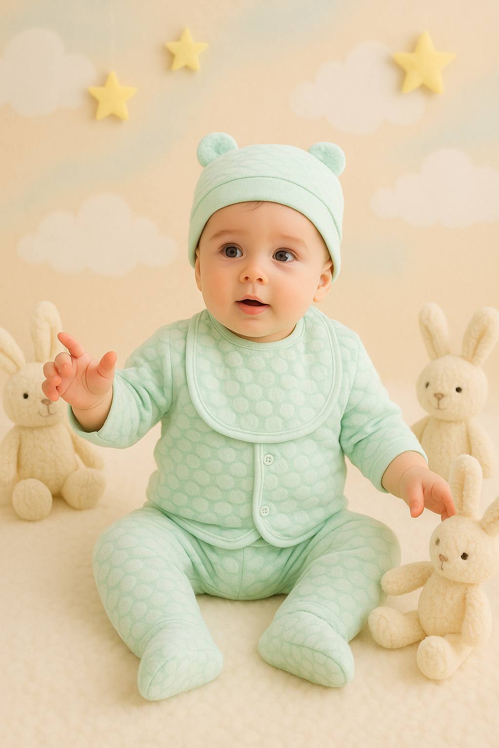 CuddleCloud 5-Piece Baby Winter Essentials Set