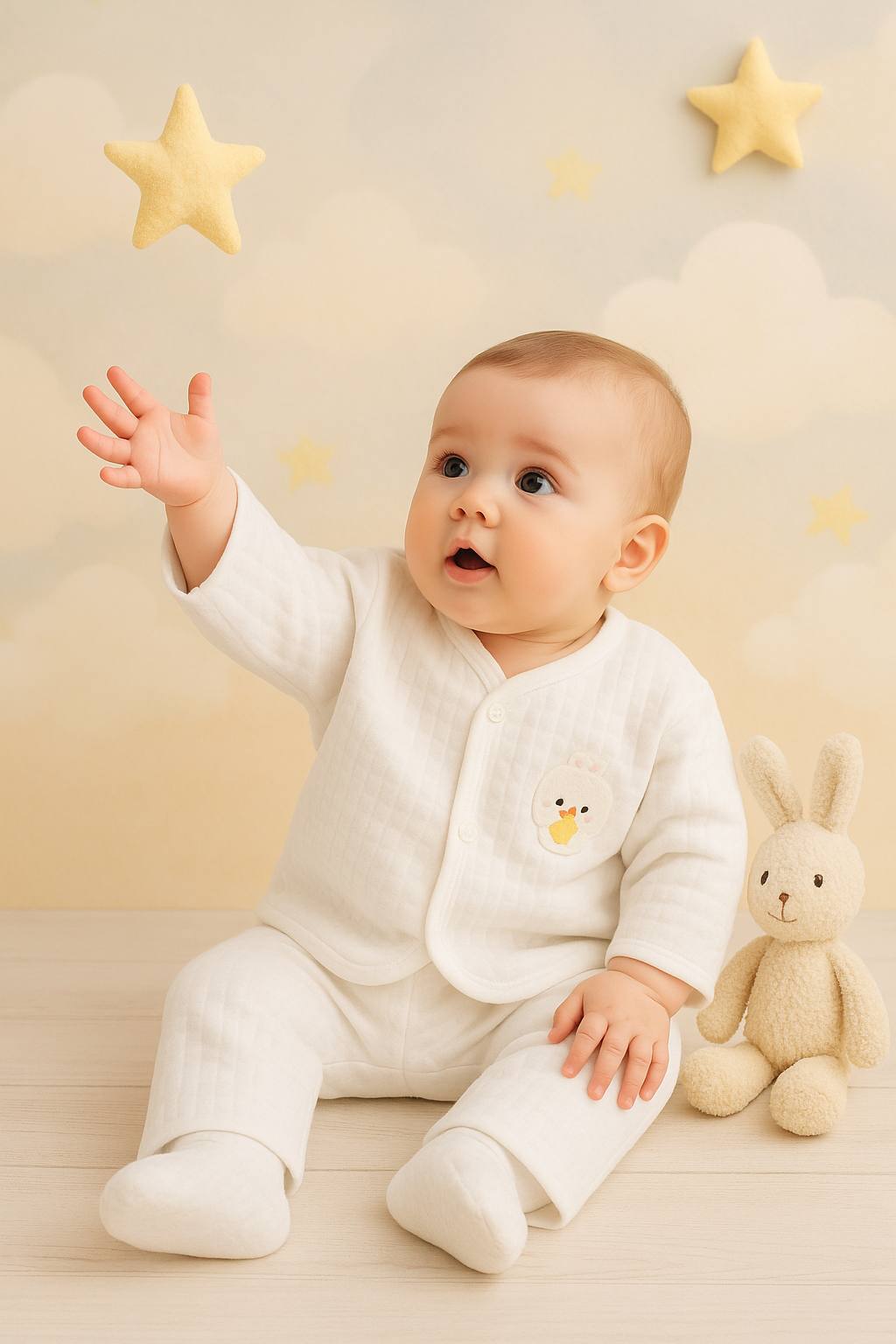 SnuggleBunny 2-Piece Baby Quilt Set