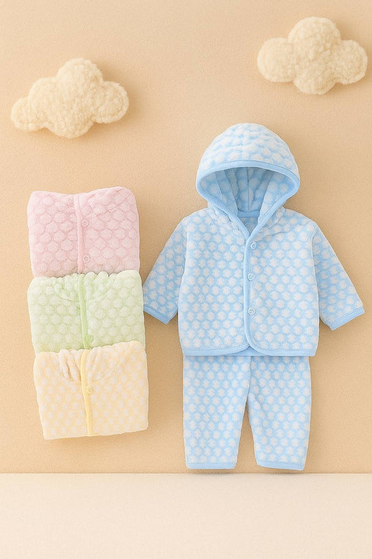 CuddleDots Baby Fleece Set