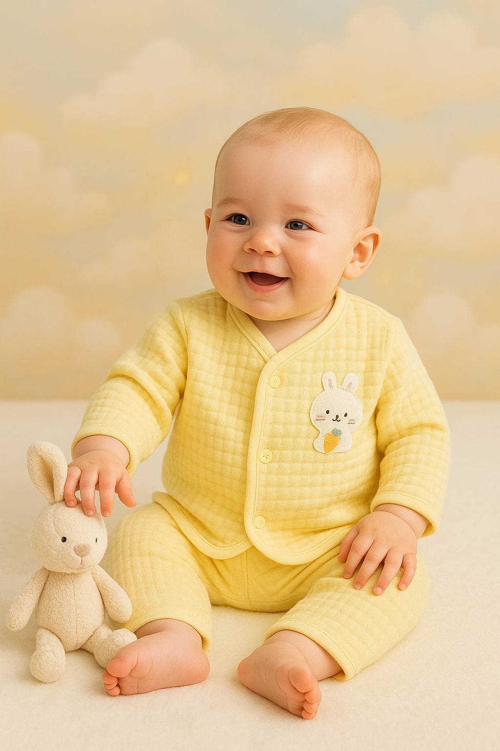 SnuggleBunny 2-Piece Baby Quilt Set