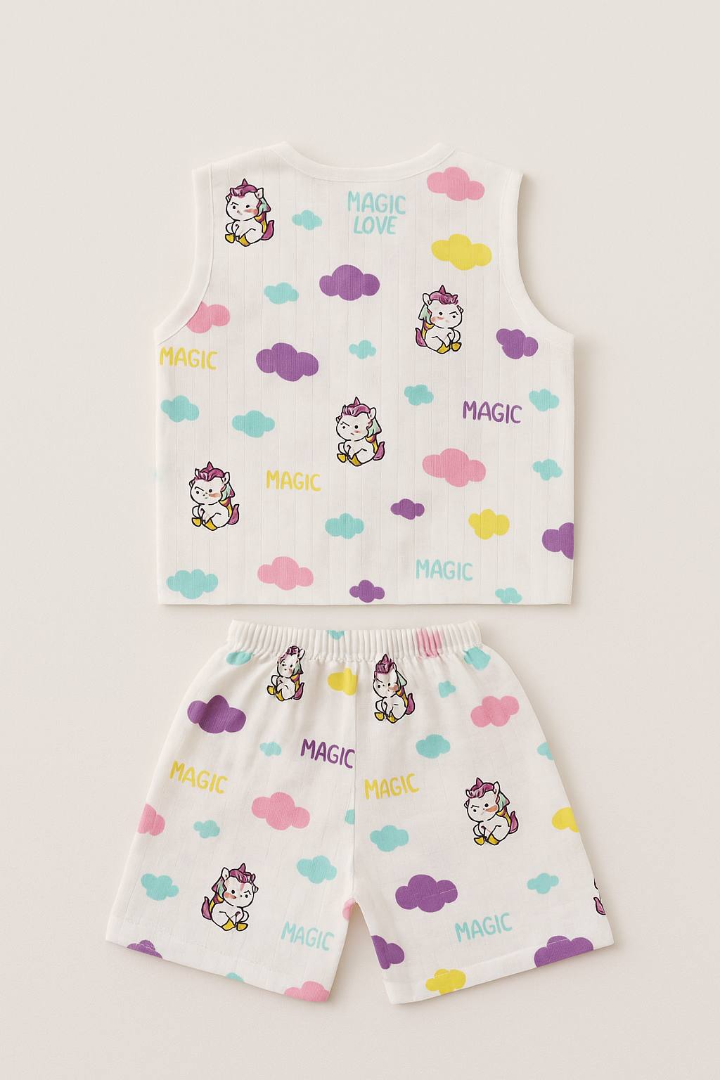 Magic Love Muslin Cord Set – Soft & Breathable Baby Outfit