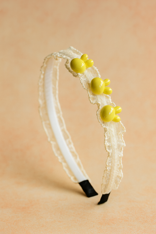 Sunny Bunny Lace Headband