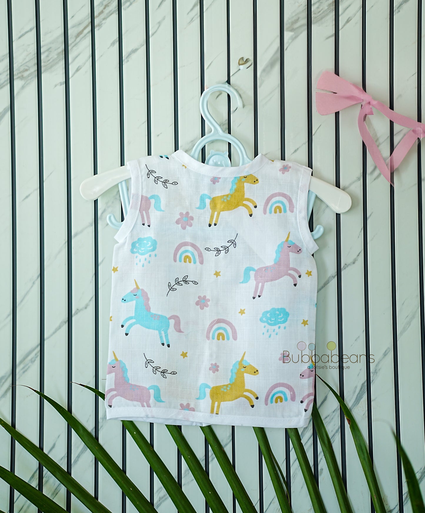 Unicorn Wishes - Muslin Jhabla