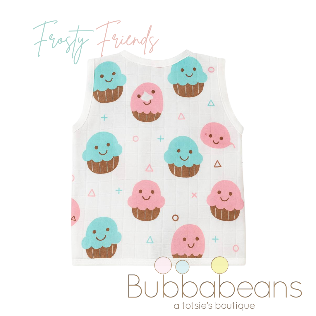 Frosty Friends- Muslin Jhabla