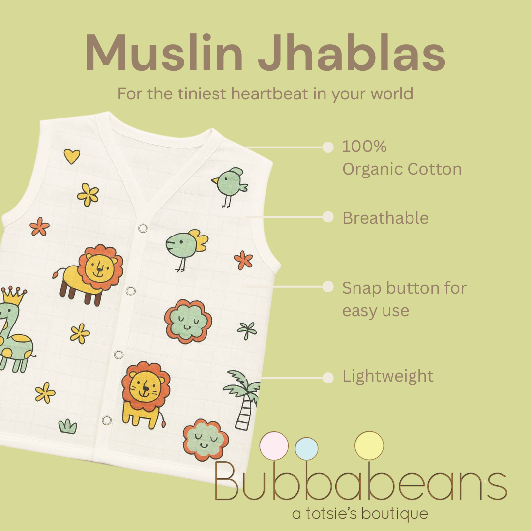 Jungle Joy- Muslin Jhabla