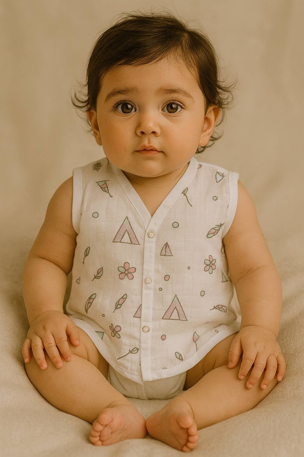 Whimsical Wonders - Muslin Jhabla