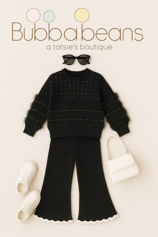 Midnight Cozy Knit Set