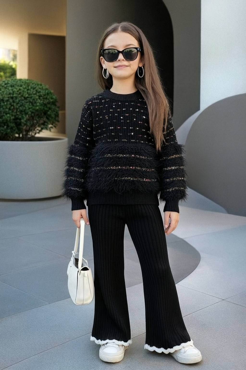 Midnight Cozy Knit Set