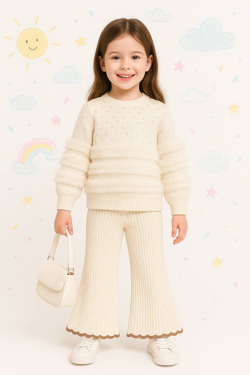 Cream Cloud Cozy Knit Set